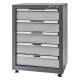 Werkbank Elite-Line 217 x 55,5 x 96 cm. met 5 laden en hardhouten blad.