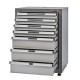 Werkbank Elite-Line 217 x 55,5 x 96 cm. met 12 laden en hardhouten blad.