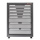 Werkbank Elite-Line 217 x 55,5 x 96 cm. met 12 laden en hardhouten blad.